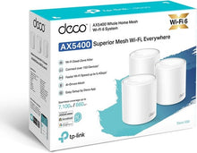 Afbeelding in Gallery-weergave laden, TP-Link Deco X60 Mesh WLAN Set (3 Pack), Wi-Fi 6 AX5400
