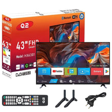 Afbeelding in Gallery-weergave laden, Q.2 | 108 cm (43 inch) TV | 2K FHD 1920x1080| Android TV | HDR | Dolby Vision | Frameless | WiFi, Bluetooth | Zwart
