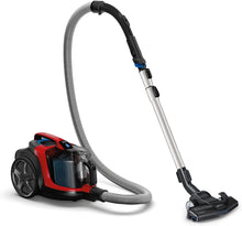 Afbeelding in Gallery-weergave laden, Philips FC9729/09 PowerPro Expert zakloze stofzuiger, 900 W, 2 liter stofvolume, geïntegreerde accessoires, rood