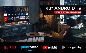 Q.2-4319V2 |108 cm (43 inch) televisie | 4K UHD 3840x2160| Android-TV | HDR | Frameloos | WiFi, Bluetooth |