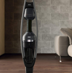 AEG QX9-1-ANIM Animal 2-in-1 steelstofzuiger zakloos, 25.2V Li-ion accu, grijs